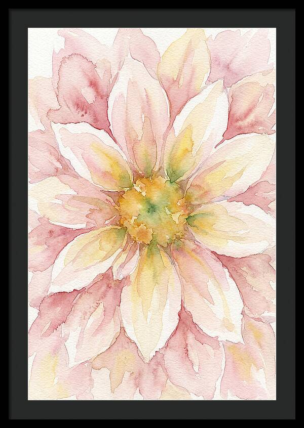 Dahlia Blossom Watercolor