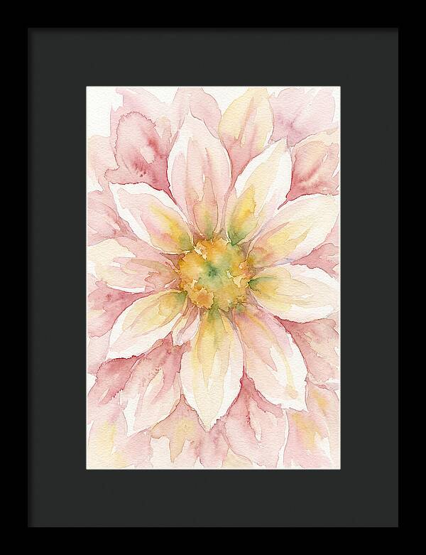 Dahlia Blossom Watercolor