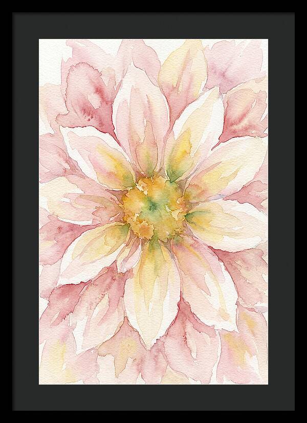 Dahlia Blossom Watercolor