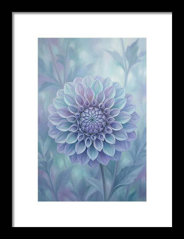 Dahlia Flower In Perfect Geometry