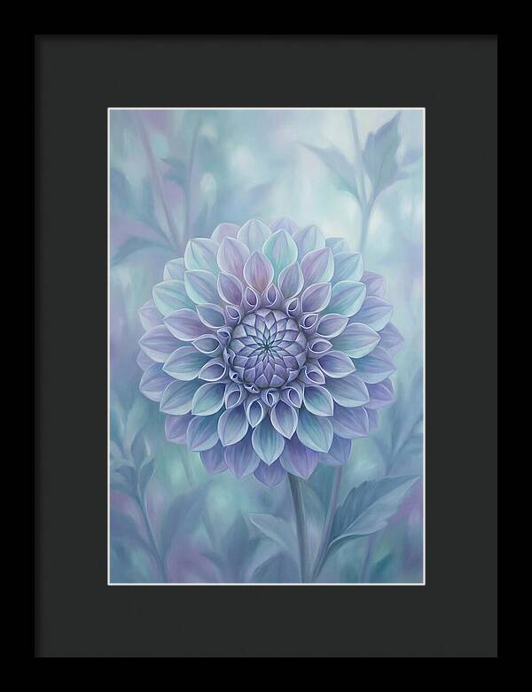 Dahlia Flower In Perfect Geometry