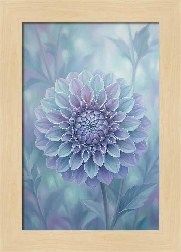 Dahlia Flower In Perfect Geometry