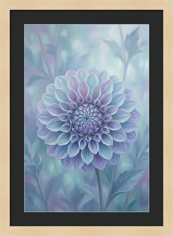 Dahlia Flower In Perfect Geometry