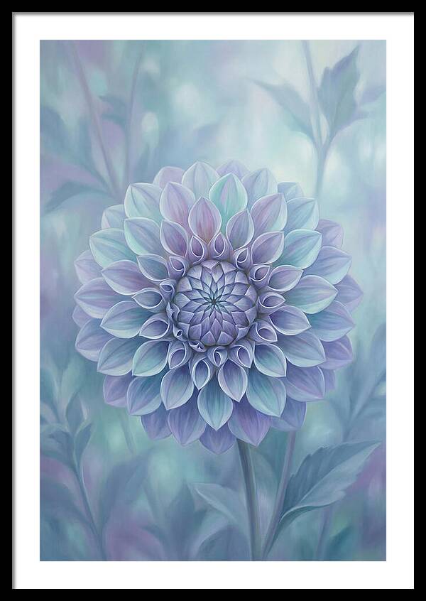 Dahlia Flower In Perfect Geometry