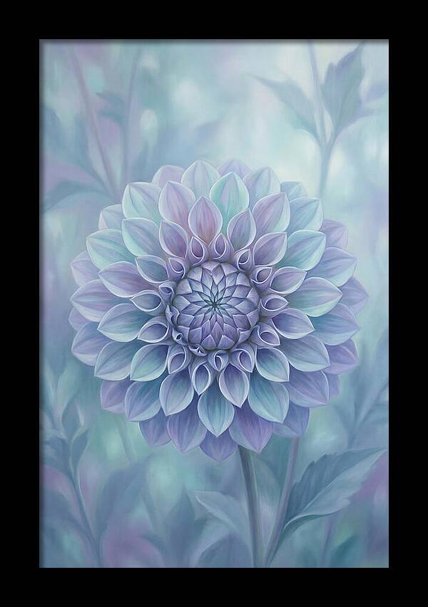Dahlia Flower In Perfect Geometry