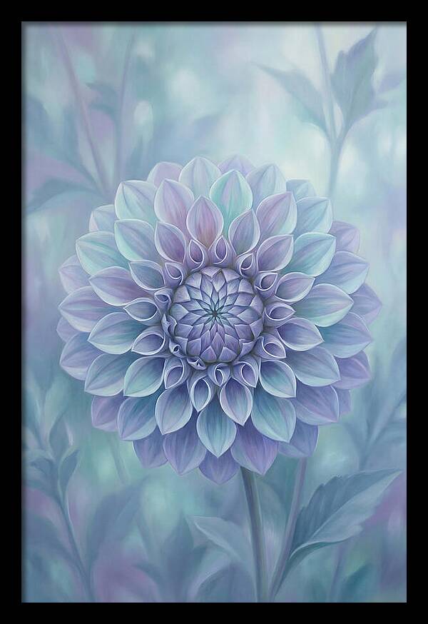 Dahlia Flower In Perfect Geometry