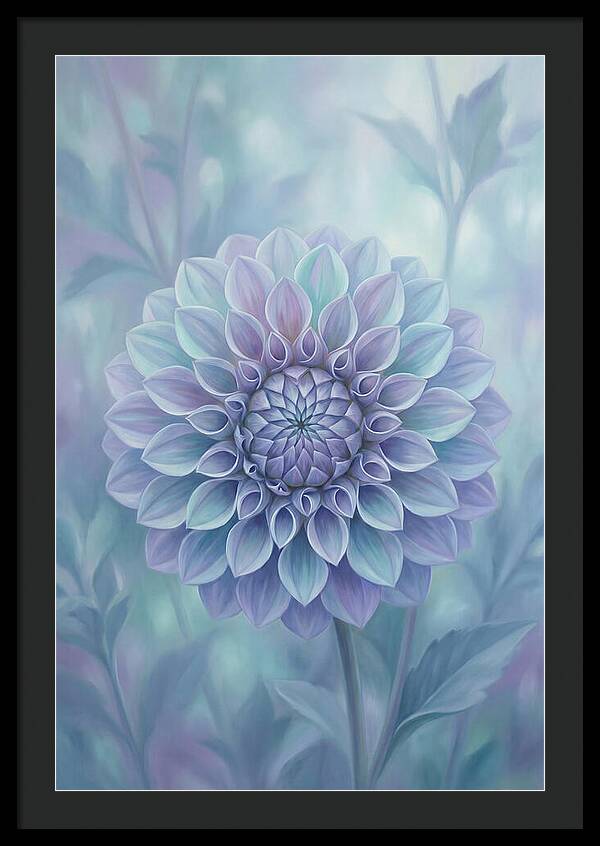 Dahlia Flower In Perfect Geometry