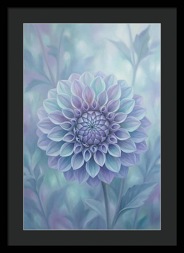 Dahlia Flower In Perfect Geometry
