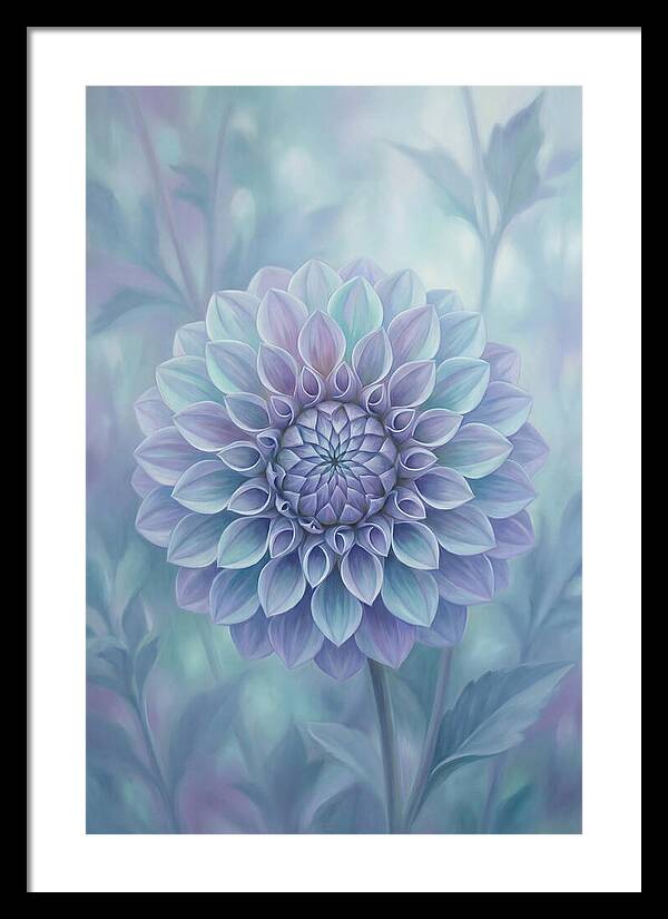 Dahlia Flower In Perfect Geometry