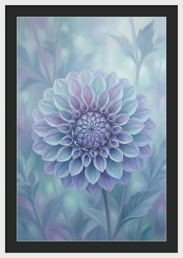 Dahlia Flower In Perfect Geometry
