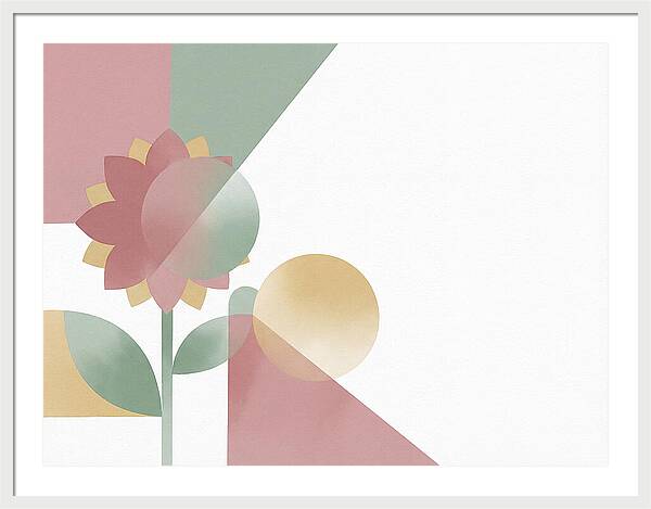 Dahlia Flower Minimalism