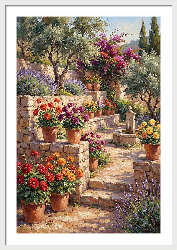 Dahlia Garden Serenity