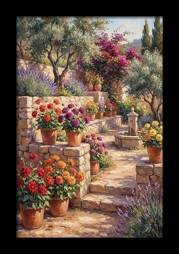 Dahlia Garden Serenity