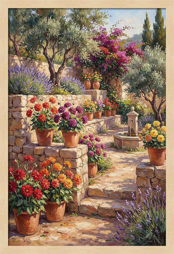 Dahlia Garden Serenity
