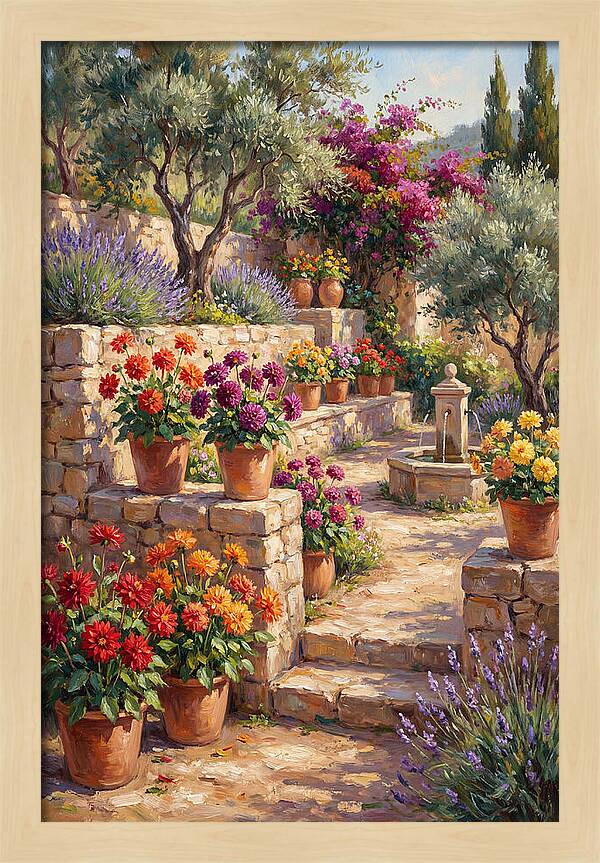 Dahlia Garden Serenity