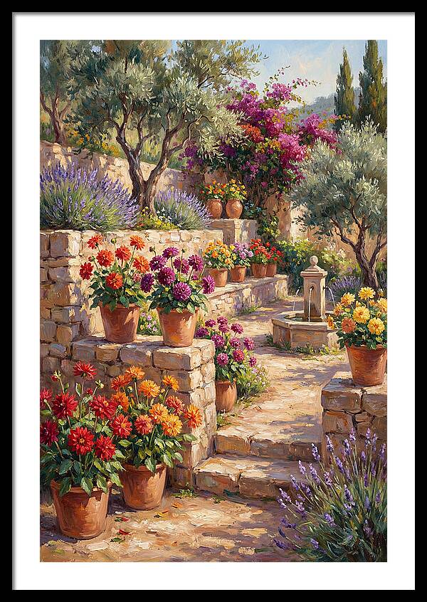 Dahlia Garden Serenity