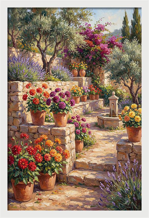 Dahlia Garden Serenity
