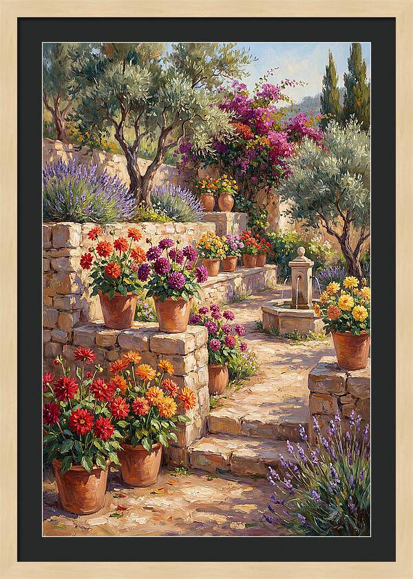 Dahlia Garden Serenity