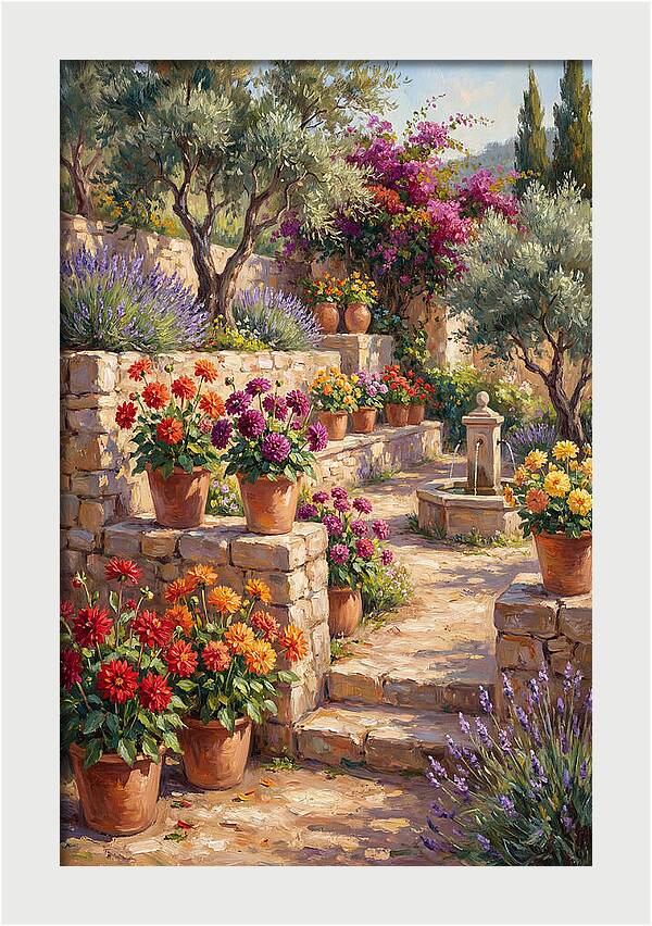 Dahlia Garden Serenity