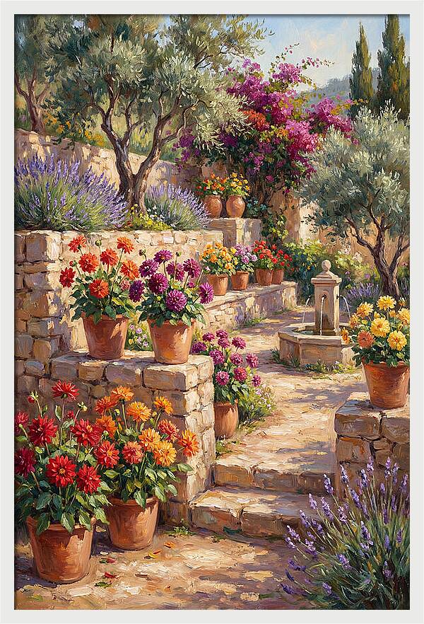 Dahlia Garden Serenity