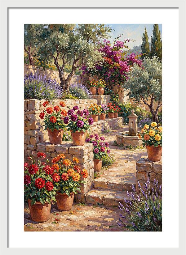 Dahlia Garden Serenity