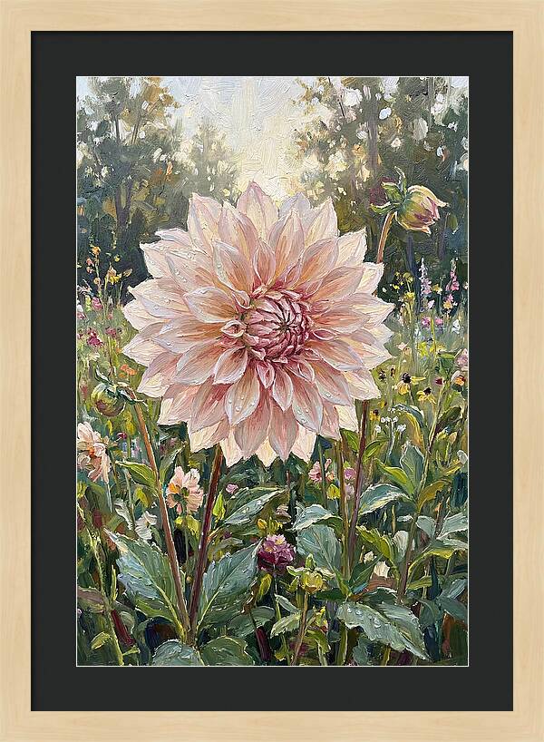 Dahlia In Bloom