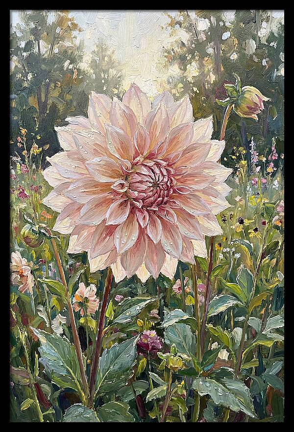 Dahlia In Bloom