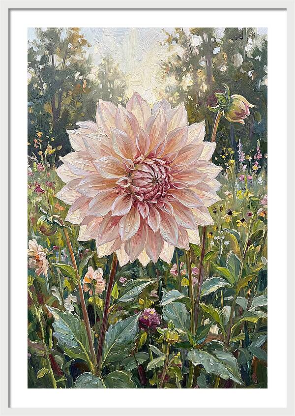 Dahlia In Bloom