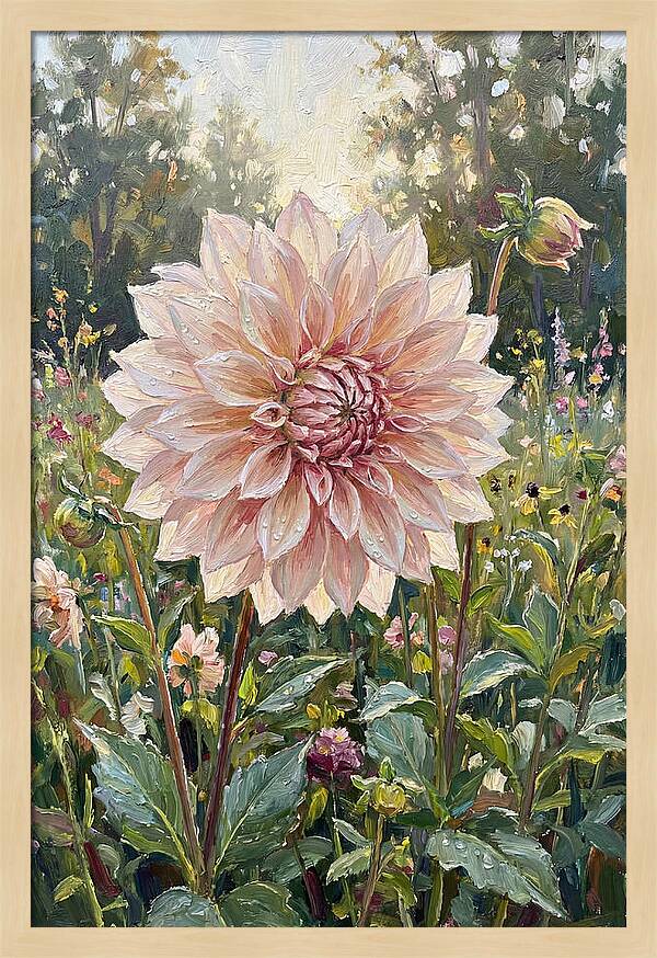 Dahlia In Bloom