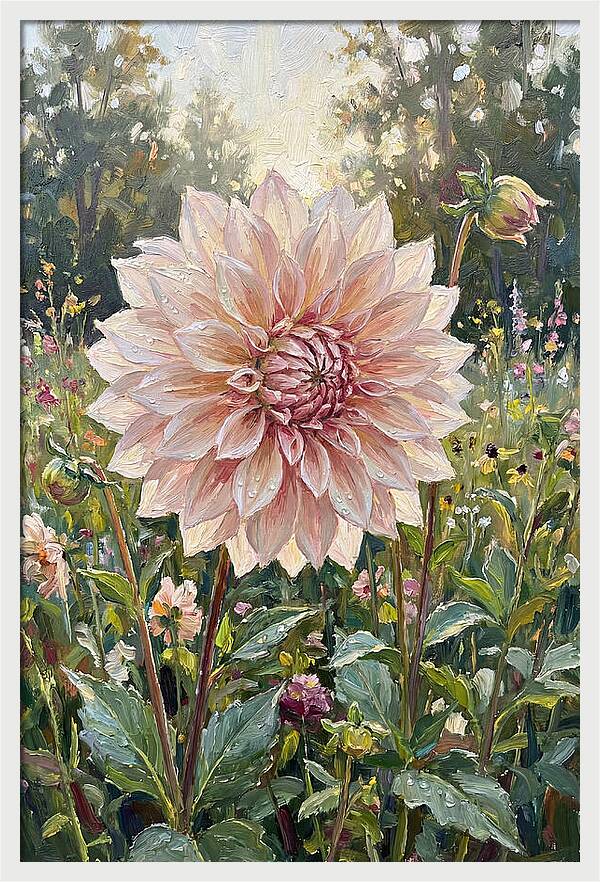 Dahlia In Bloom