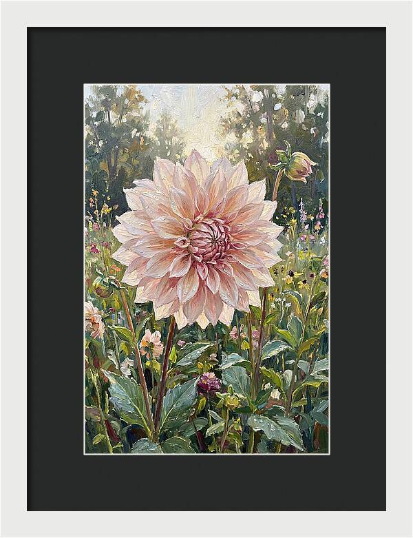 Dahlia In Bloom