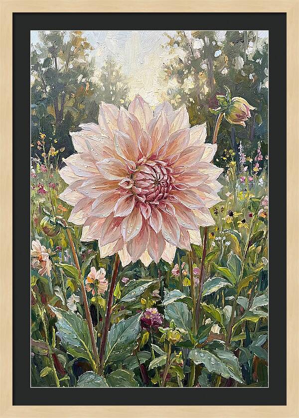Dahlia In Bloom