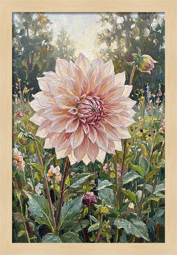 Dahlia In Bloom