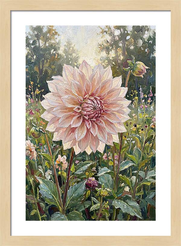 Dahlia In Bloom