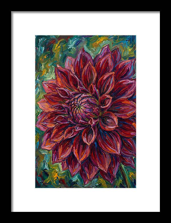Dahlia In Vibrant Expressionism
