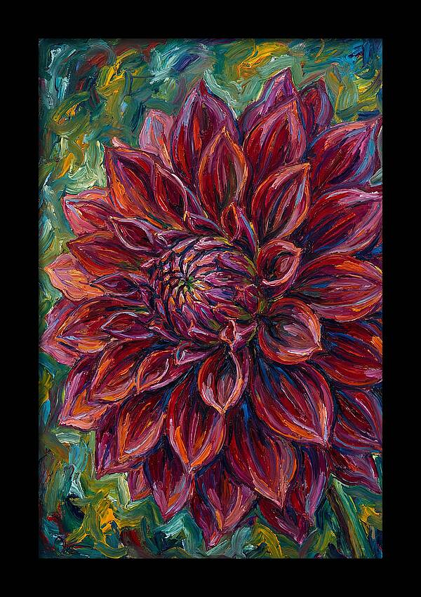 Dahlia In Vibrant Expressionism