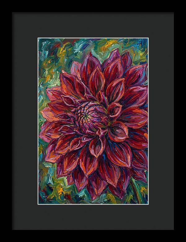 Dahlia In Vibrant Expressionism