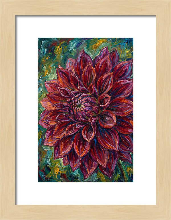 Dahlia In Vibrant Expressionism