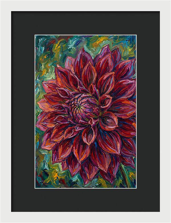 Dahlia In Vibrant Expressionism