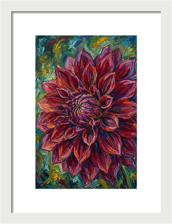 Dahlia In Vibrant Expressionism