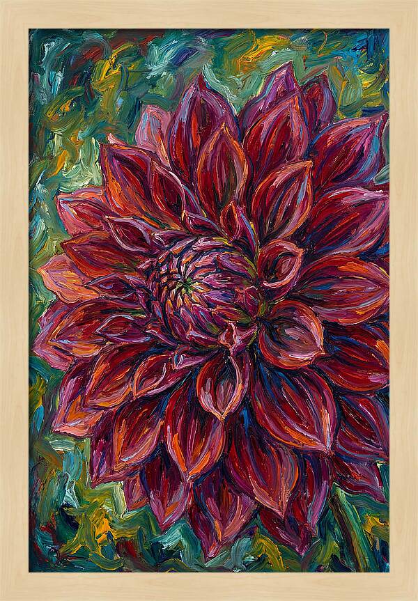 Dahlia In Vibrant Expressionism