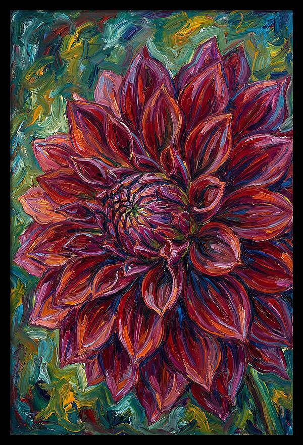 Dahlia In Vibrant Expressionism