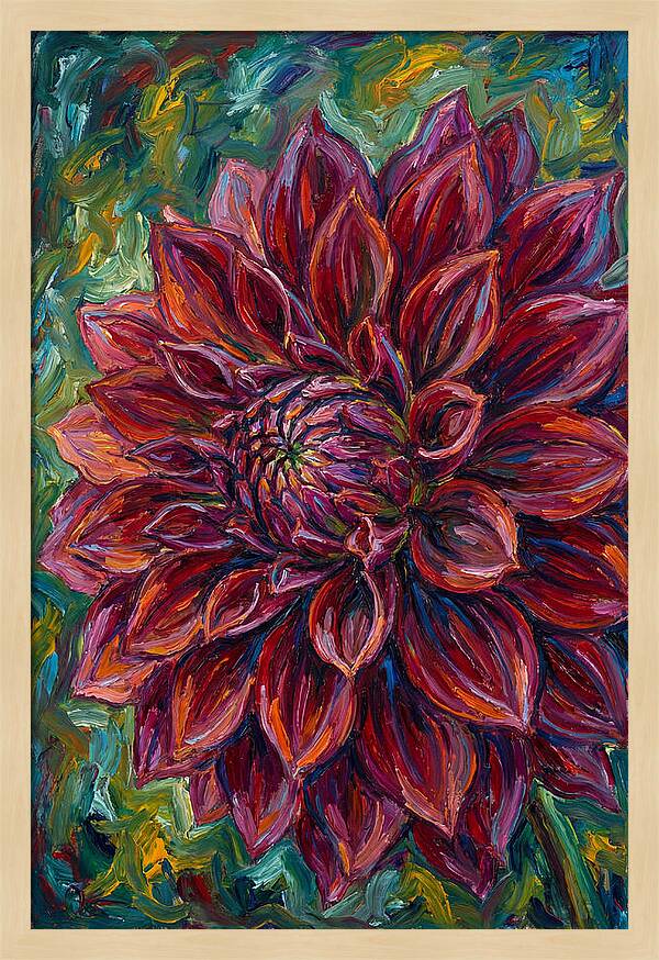 Dahlia In Vibrant Expressionism
