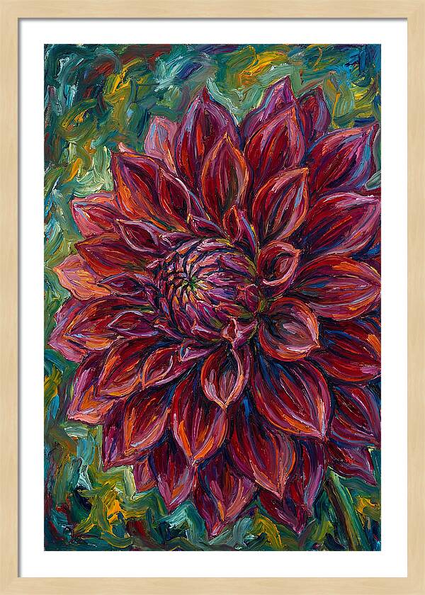 Dahlia In Vibrant Expressionism