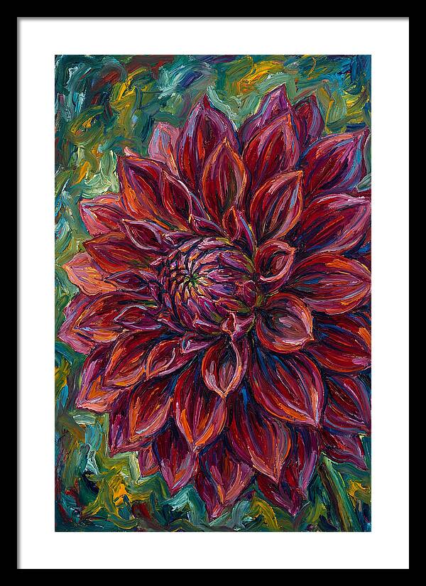 Dahlia In Vibrant Expressionism