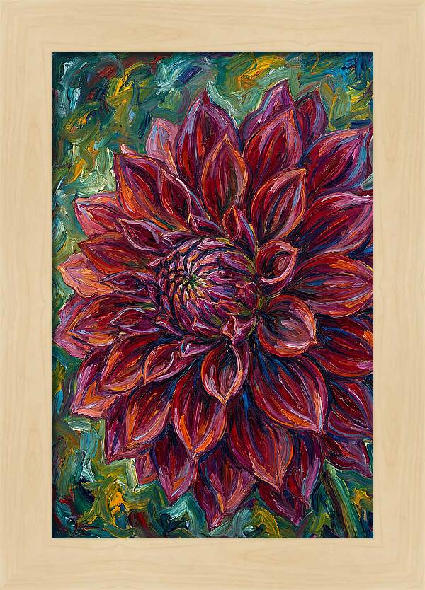 Dahlia In Vibrant Expressionism