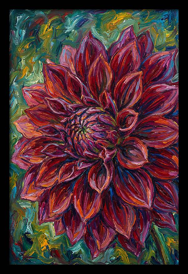 Dahlia In Vibrant Expressionism