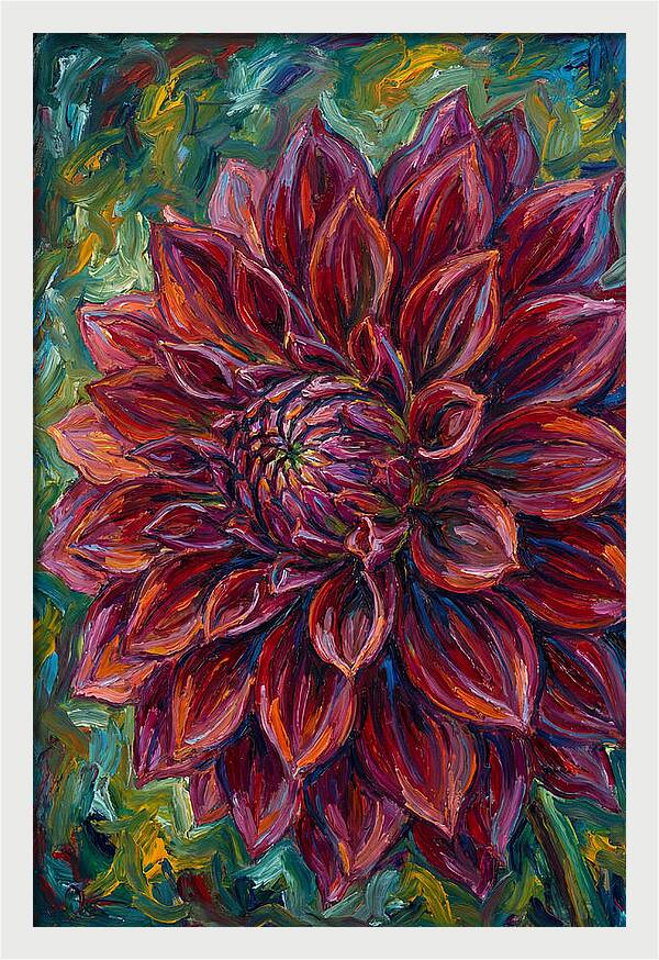 Dahlia In Vibrant Expressionism