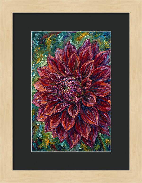 Dahlia In Vibrant Expressionism