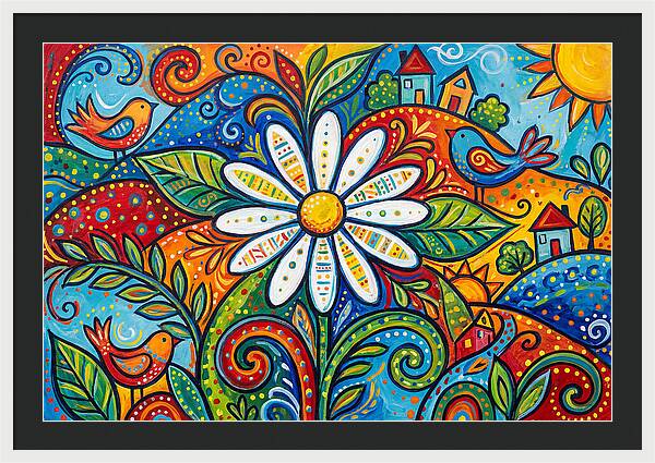 Daisy Delight In Color